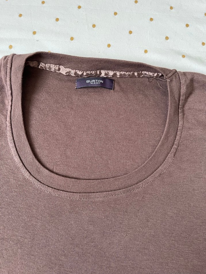 Kahverengi Kısa Kollu Kadın Tişört - Görsel 4