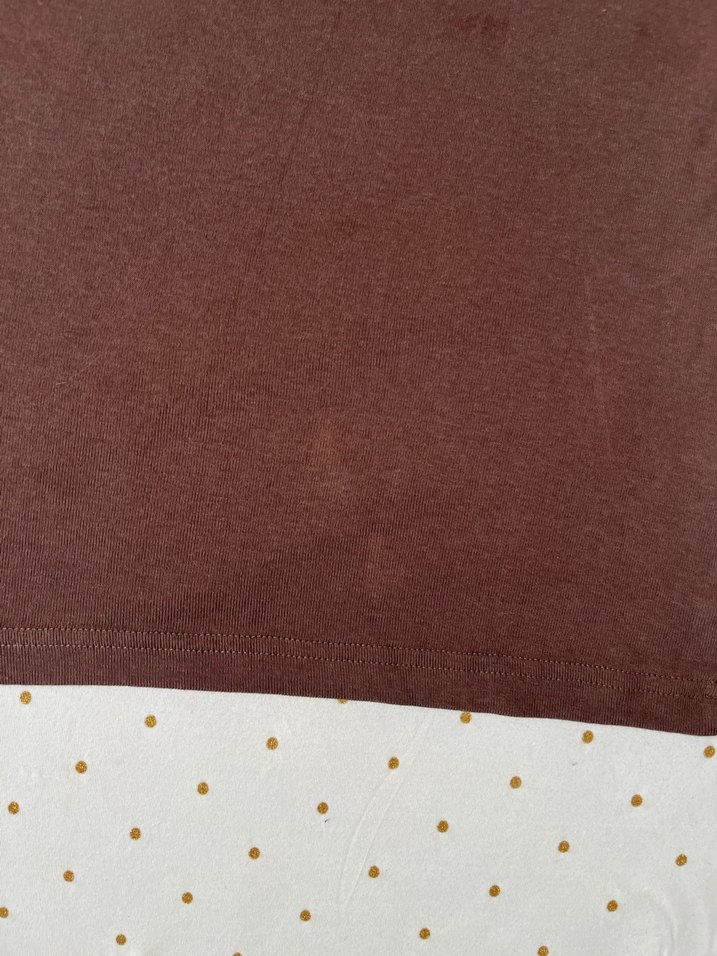 Kahverengi Kısa Kollu Kadın Tişört - Görsel 3