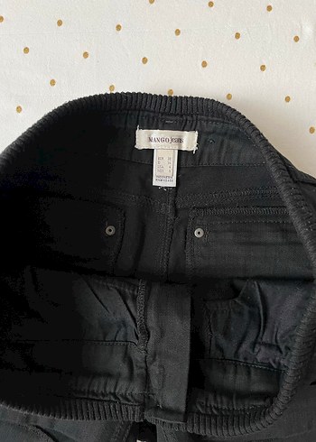 MNG Grunge Fermuarlı Siyah Şort - Görsel 6