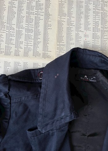 Lacivert Kısa Kollu Vintage Blazer Ceket - Görsel 3