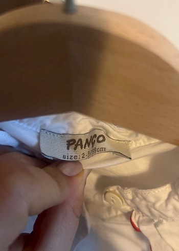 Kız Çocuk Beyaz Pamuklu Fırfırlı Gömlek - Görsel 2