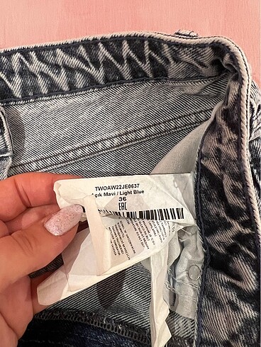 36 Beden mavi Renk Trendyol jean