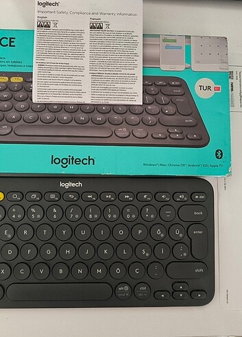 Logitech kablosuz klavye