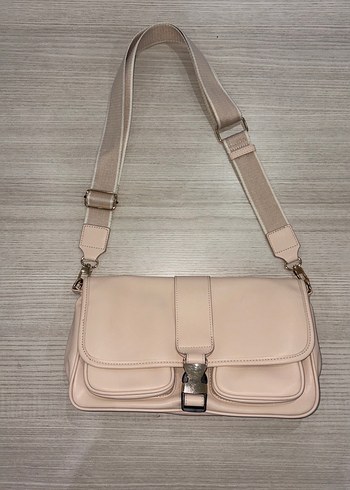 Benetton Minimalist Krem Capraz Canta