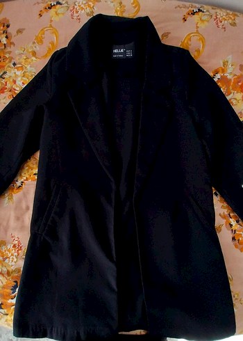 Siyah Kadın Uzun Kollu Blazer Ceket - Görsel 4