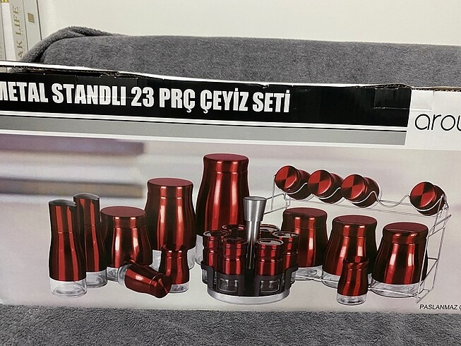 Arow 23 prç çeyiz seti baharatlık