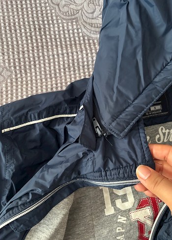 Fermuarlı Erkek Çocuk lacivert Street Wear Ceket - Görsel 7