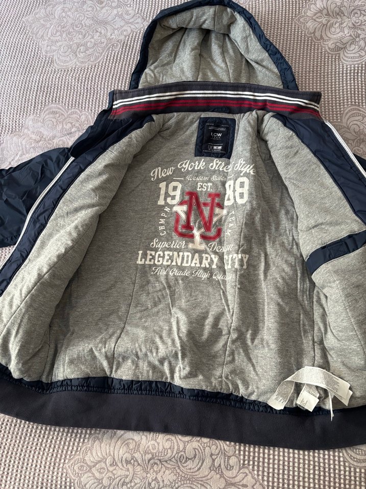 Fermuarlı Erkek Çocuk lacivert Street Wear Ceket - Görsel 2