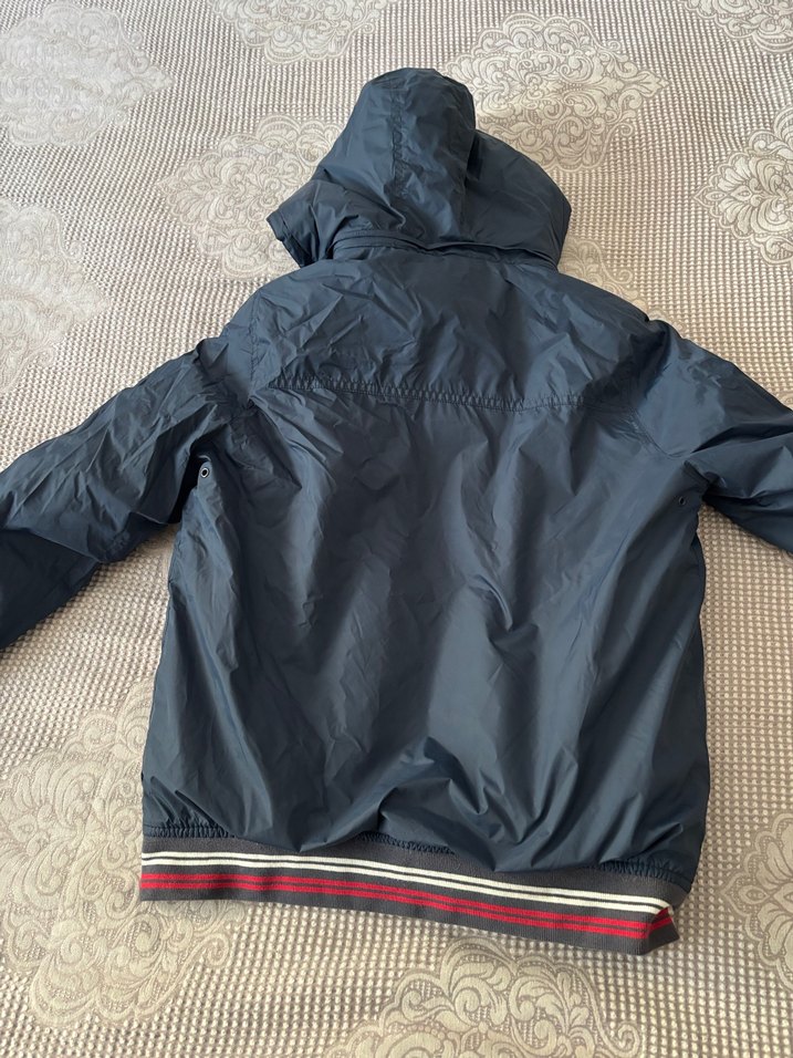 Fermuarlı Erkek Çocuk lacivert Street Wear Ceket - Görsel 4