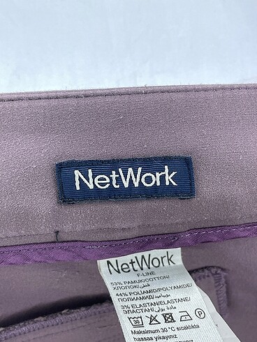 40 Beden çeşitli Renk Network Kumaş Pantolon %70 İndirimli.