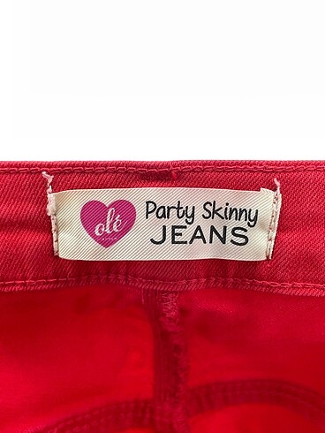 34 Beden kırmızı Renk Koton Skinny %70 İndirimli.