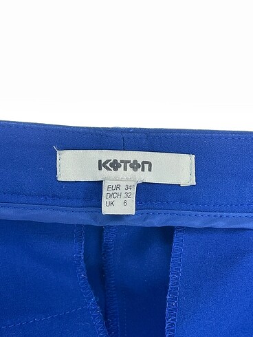 34 Beden çeşitli Renk Koton Kumaş Pantolon %70 İndirimli.