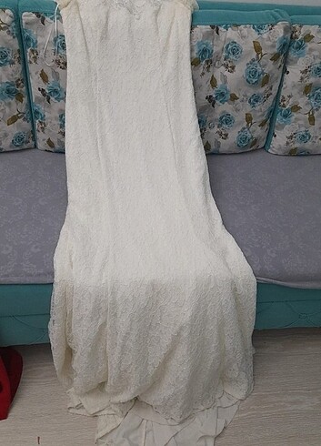 40 Beden beyaz Renk beyaz abiye elbise sünnet annesi 
