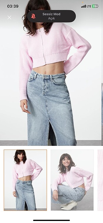 Trendyol & Milla Milla Crop hırka