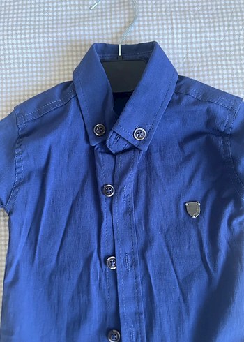 Diğer Erkek Çocuk Kısa Kollu Denim Gömlek