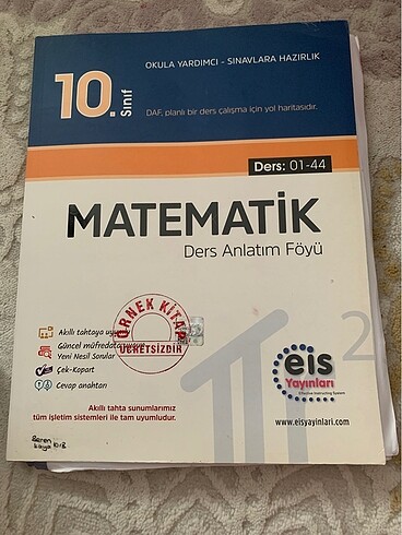 10. Sınıf matematik daf föyü