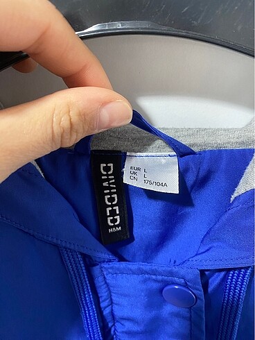 H&M h&m mavi yağmurluk