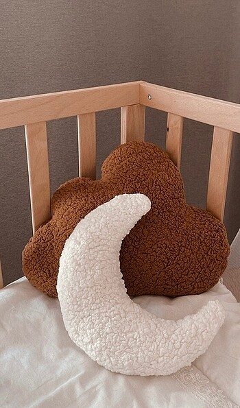Teddy Design Bulut-Ay Bebek Yastığı