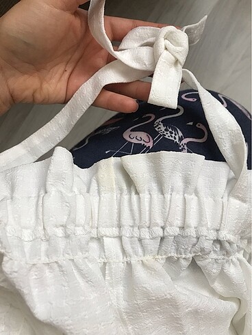s Beden beyaz Renk H&M Beyaz Üst