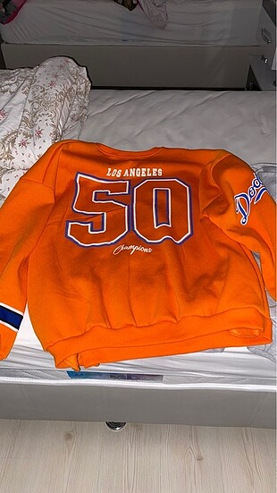 Dodgers turuncu sweat