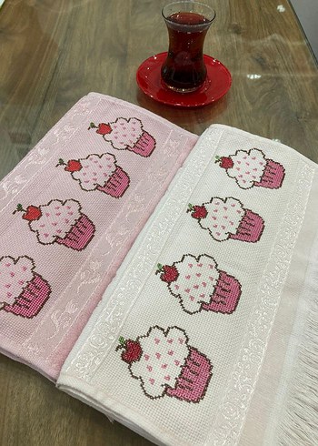 Etamin Nakışlı  Mutfak Havlusu - Görsel 4