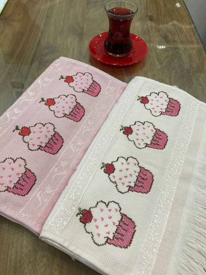 Etamin Nakışlı  Mutfak Havlusu - Görsel 4