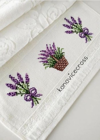 Etamin Nakışlı El Ve Yüz Havlusu - Görsel 6