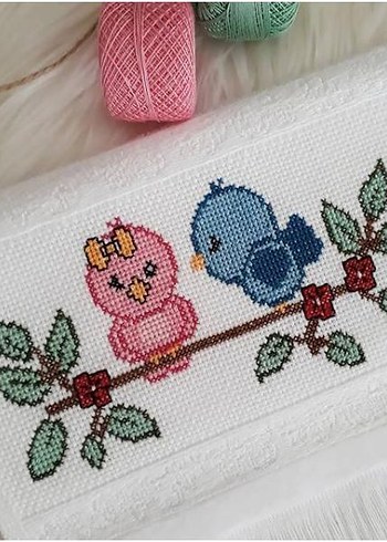 Etamin Nakışlı El Ve Yüz Havlusu - Görsel 10