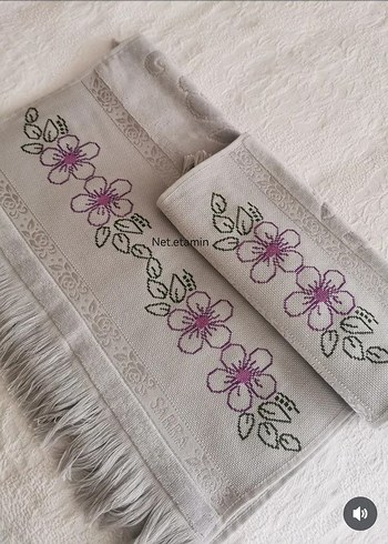 Etamin Nakışlı El Ve Yüz Havlusu - Görsel 7