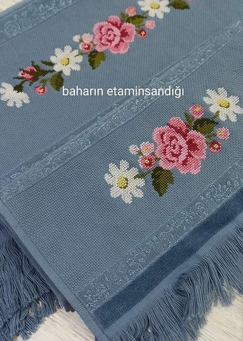 Etamin Nakışlı El Ve Yüz Havlusu - Görsel 9
