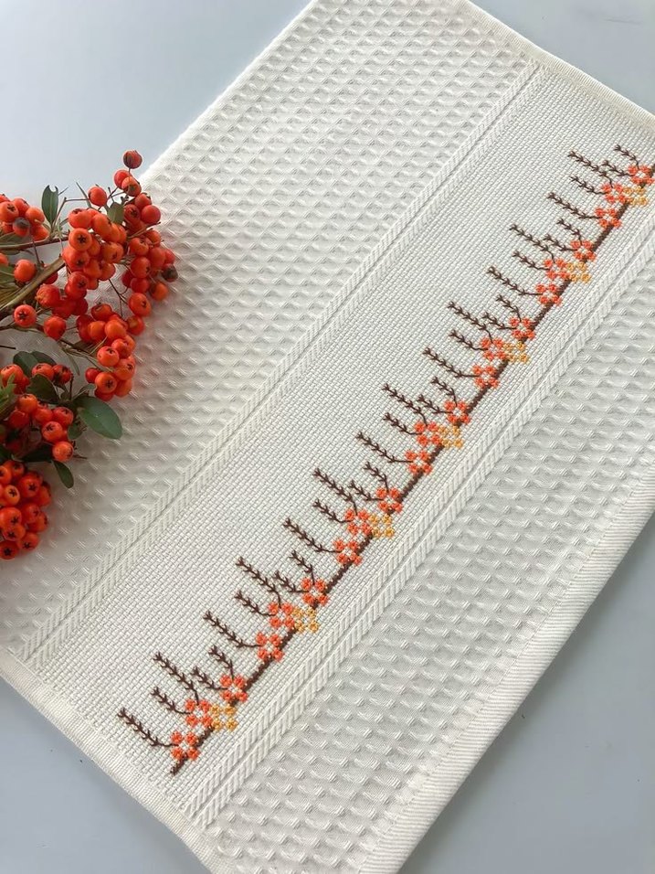 Etamin Nakışlı El Ve Yüz Havlusu - Görsel 2