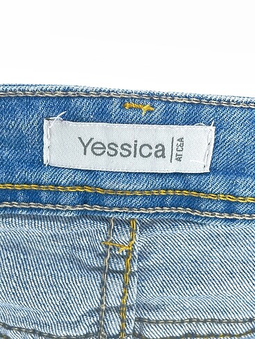 38 Beden mavi Renk Yessica Mini Şort %70 İndirimli.