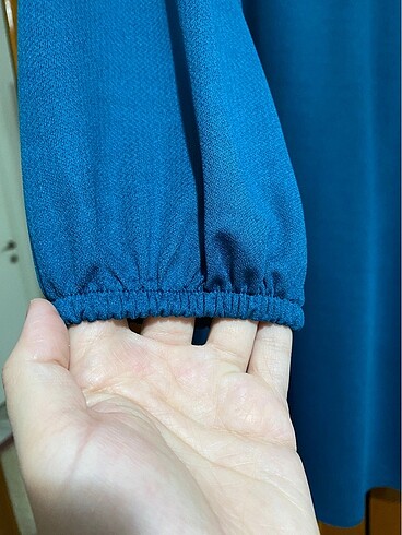 Petrol mavisi tesettür takım - Görsel 2