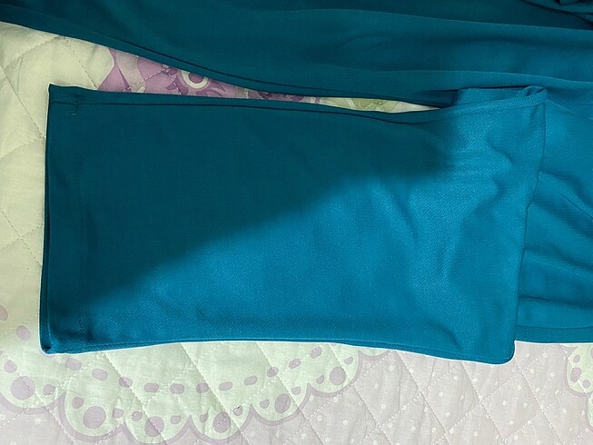 Petrol mavisi tesettür takım - Görsel 8