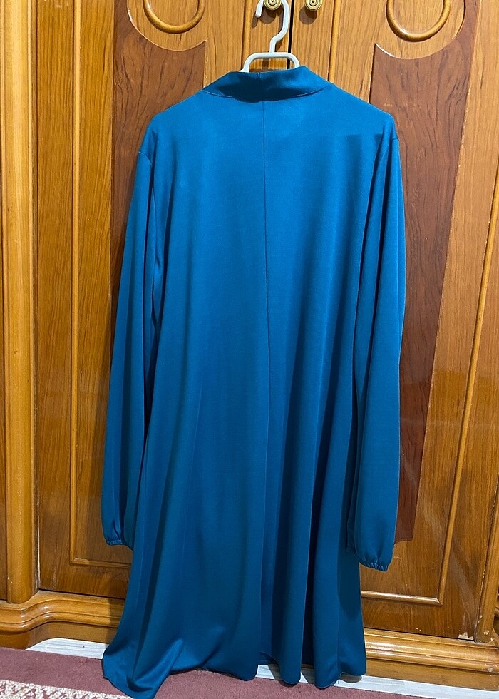 Petrol mavisi tesettür takım - Görsel 5