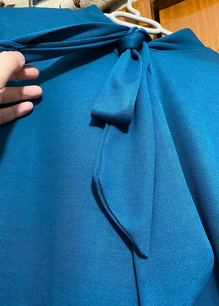 Petrol mavisi tesettür takım - Görsel 3