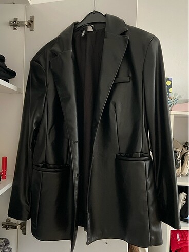 H&M deri ceket