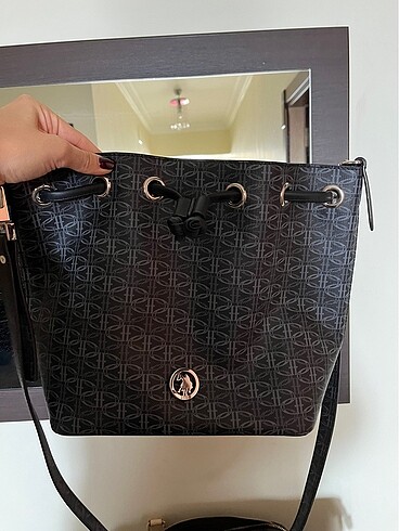 Us Polo assn siyah kadın kol çantası
