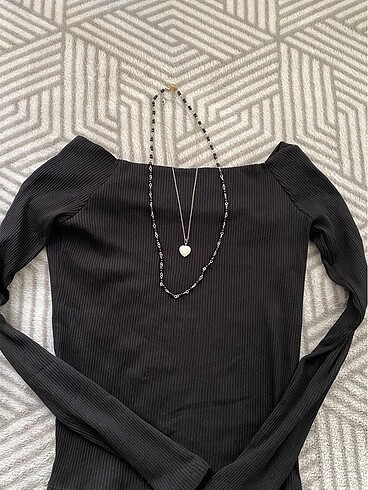 American Vintage madonna yaka y2k bluz