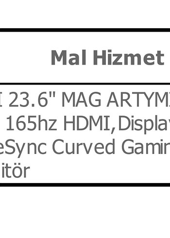 Siyah MSI Monitör - Görsel 4