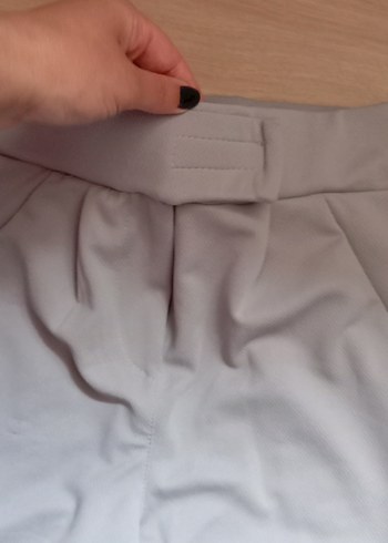 l Beden Bej Kadın Normal Kesim Kumaş Pantolon