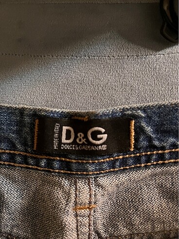 xs Beden mavi Renk D&G orijinal vintage kot