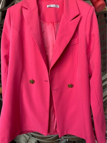 xl Beden pembe Renk Pembe Blazer Ceket
