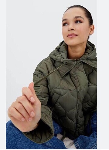 Stradivarius Stradivarius yeşil ceket