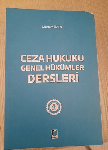 Ceza hukuku kitabı