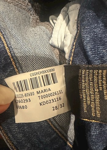 28 Beden mavi Renk Mavi Gold İcon Maria Jeans
