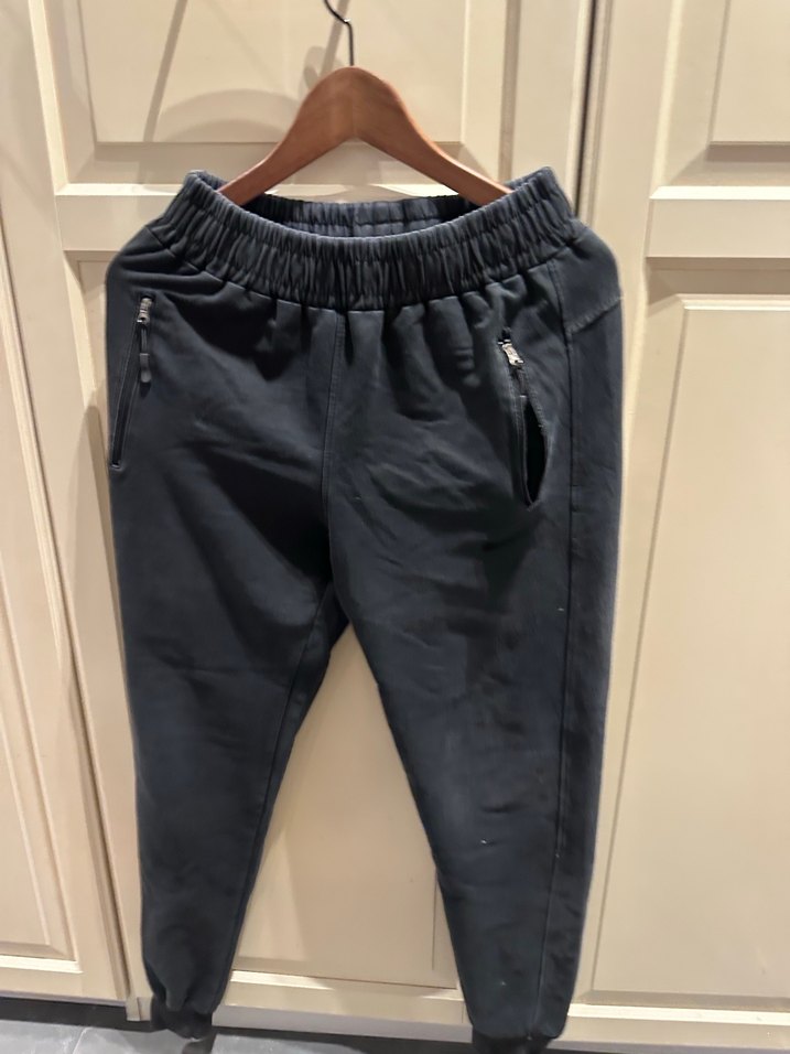 Erkek Siyah Fermuarlı Rahat Outdoor Eşofman - Görsel 2