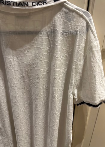 Erkek Beyaz Kısa Kollu Polo Tişört Dior marka - Görsel 9