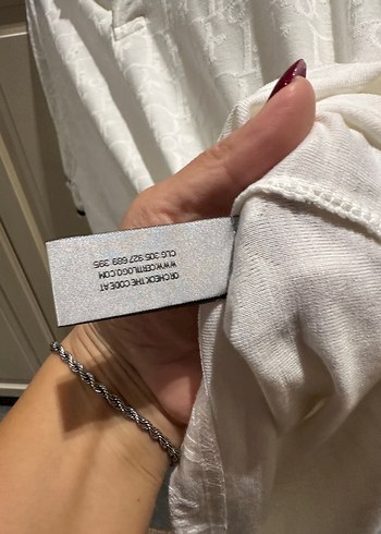 Erkek Beyaz Kısa Kollu Polo Tişört Dior marka - Görsel 6