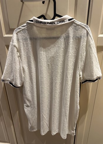 Erkek Beyaz Kısa Kollu Polo Tişört Dior marka - Görsel 8